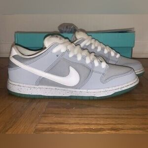 Nike SB Dunk Low Wolf Grey Marty McFly Mens Size 8 RARE - VINTAGE
